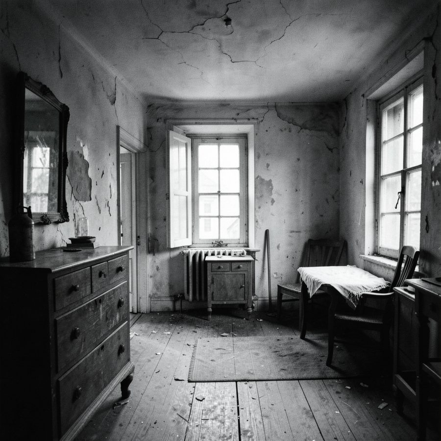 Grey-box blockout of a room before colourisation