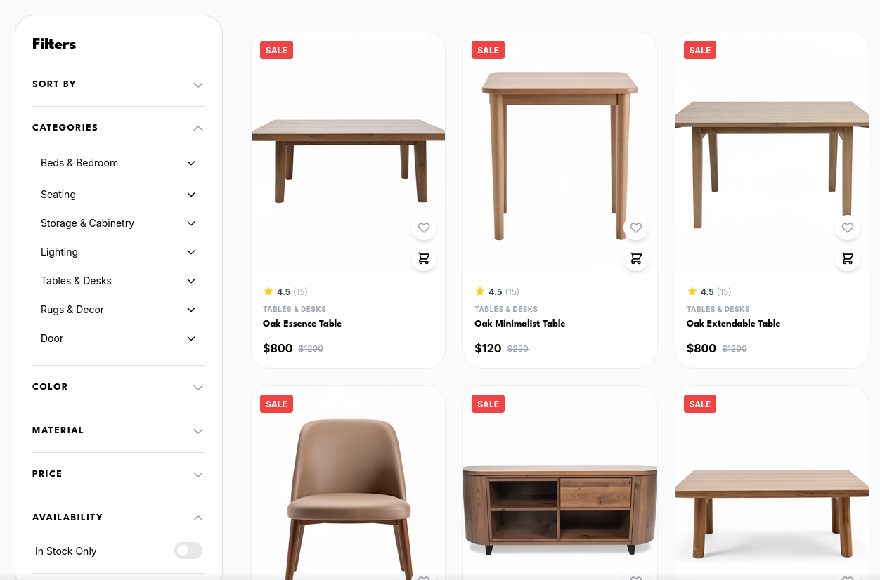 IntelliRoom marketplace interface